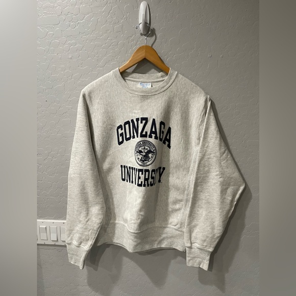 Champion Gonzaga University Reverse Weave Sweatshirt Size‎ Small - Picture 1 of 6